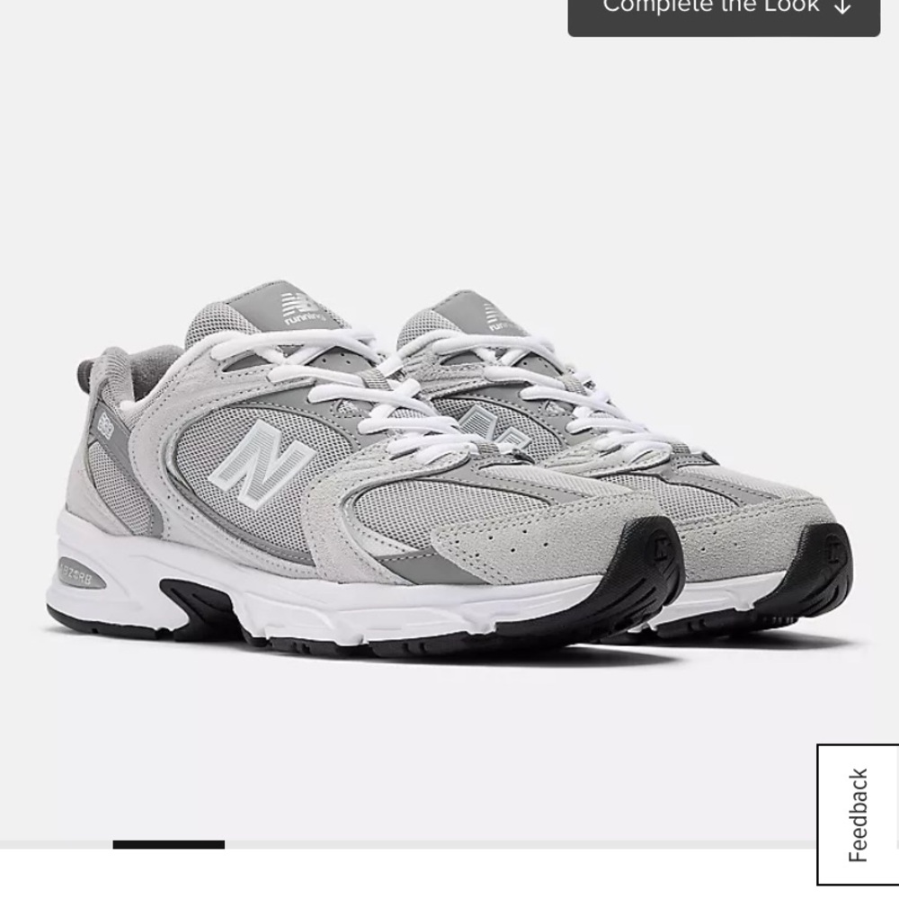 New Balance 530 Light Gray Athletic Shoes